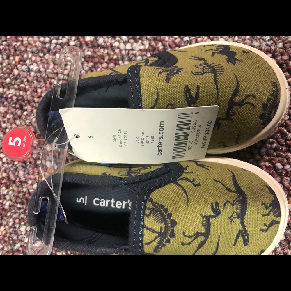 Carters Dinosaur Shoes